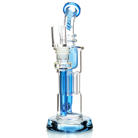 MOB Glass Internal Recycler Dab Rig with colored borosilicate glass accents. Multiple colors available.