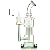 MOB Glass Internal Recycler Dab Rig with colored borosilicate glass accents. Multiple colors available.