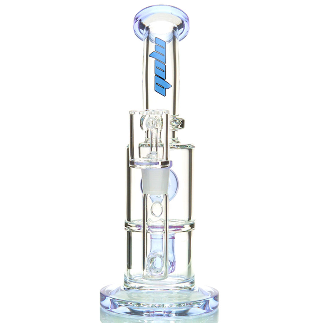 MOB Glass Jet Froth Water Pipe Purple
