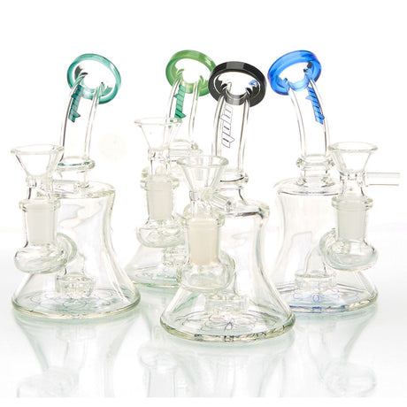 MOB Glass Joelle Banger Hanger Concentrate Dab Rig with Showerhead Perc in a variety of colors