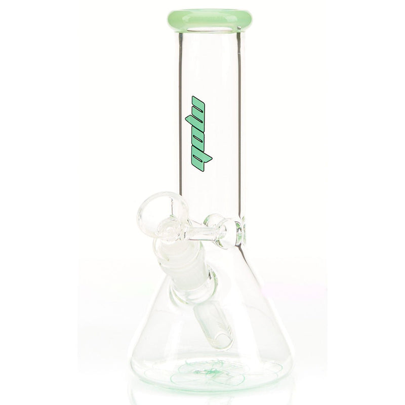 MOB Glass Micro Beaker Water Pipe with Diffused Down stem in a variety of colors