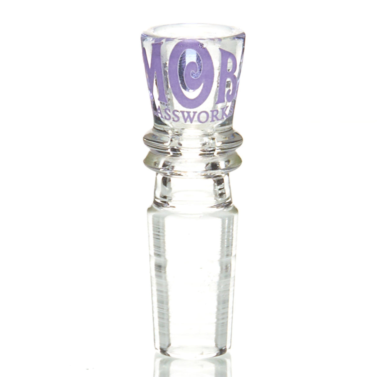 MOB Glass Microdot 14mm Slide for water pipe. Mini sized flower bowl in a variety of colors.