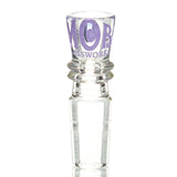 MOB Glass Microdot 14mm Slide for water pipe. Mini sized flower bowl in a variety of colors.