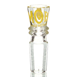 MOB Glass Microdot 14mm Slide for water pipe. Mini sized flower bowl in a variety of colors.