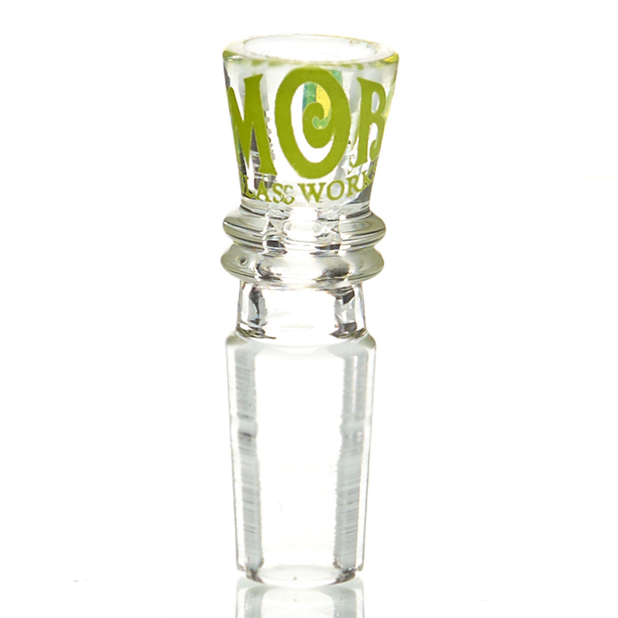 MOB Glass Microdot 14mm Slide for water pipe. Mini sized flower bowl in a variety of colors.