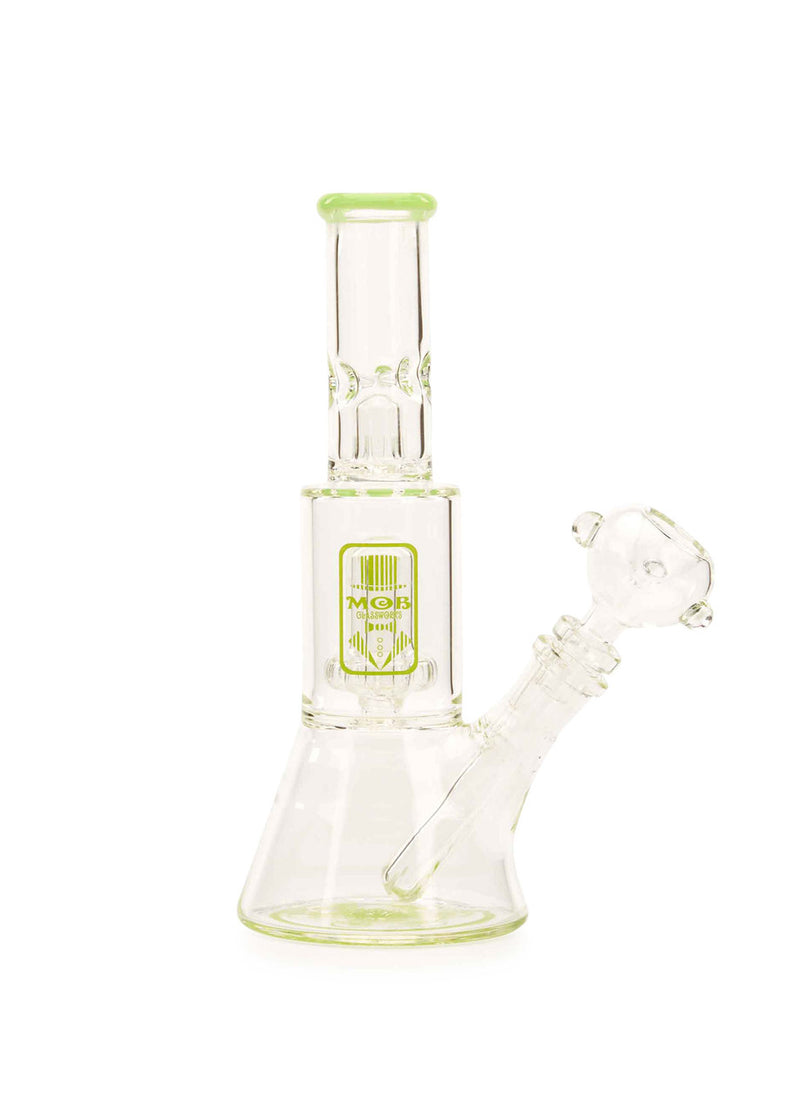 Affordable High Quality MOB Glass Mini Beaker Water Pipe Green Slyme