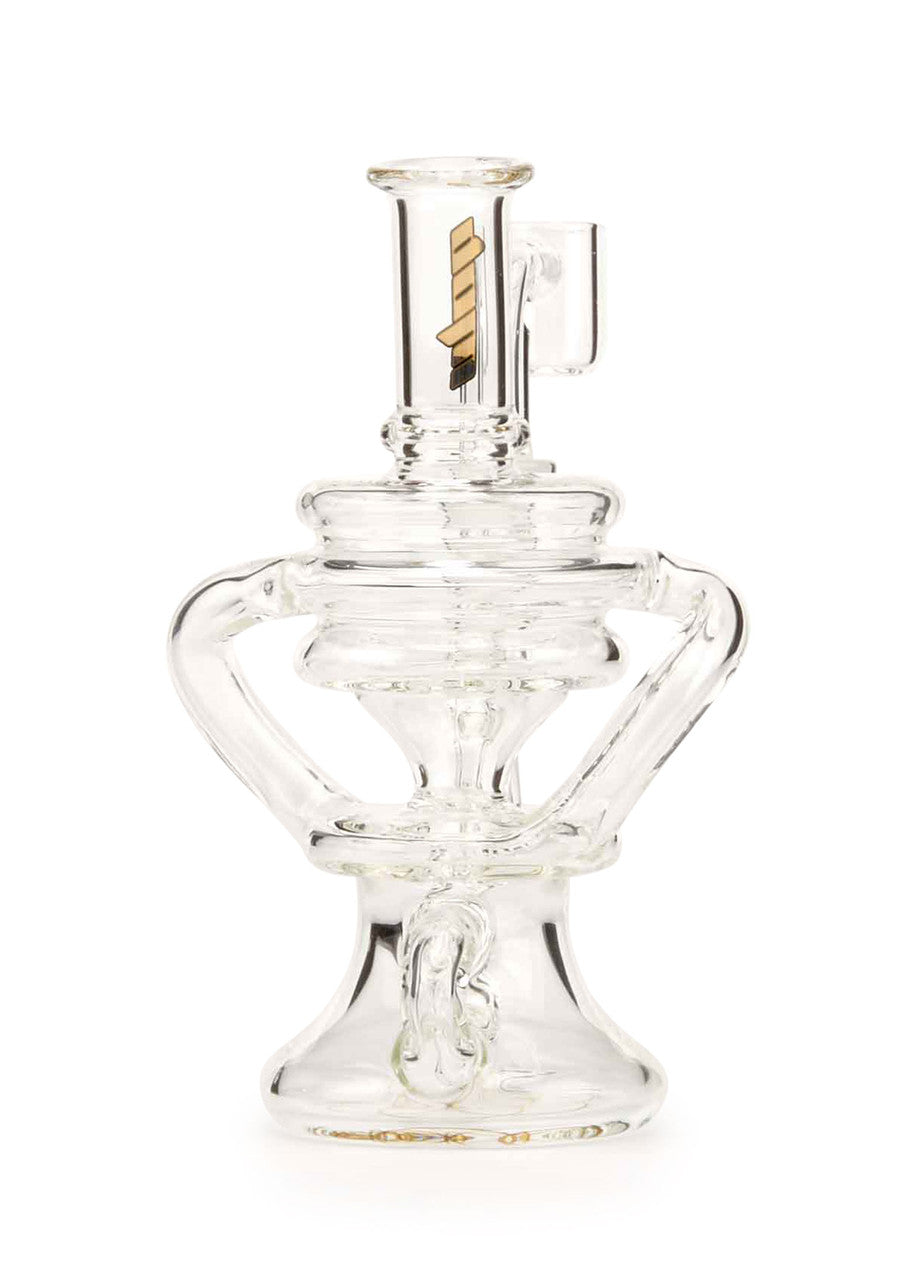 MOB Glass Mini Recycler Dab Rig Clear Borosilicate Glass