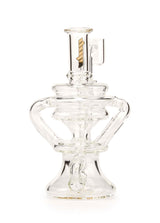 MOB Glass Mini Recycler Dab Rig Clear Borosilicate Glass