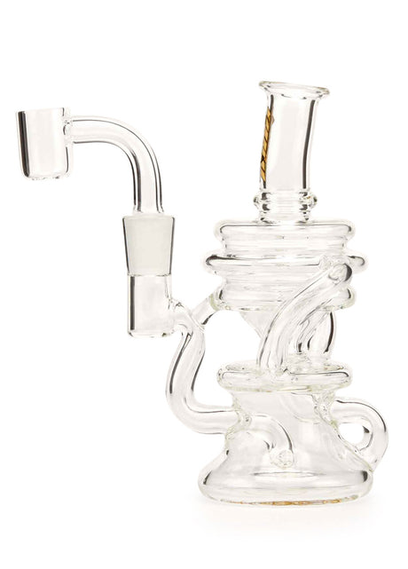 MOB Glass Mini Recycler Dab Rig Clear Borosilicate Glass
