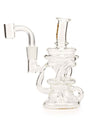 MOB Glass Mini Recycler Dab Rig Clear Borosilicate Glass
