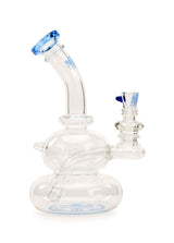 MOB Glass OG Hanger Dab Rig Water Pipe Blue Dream