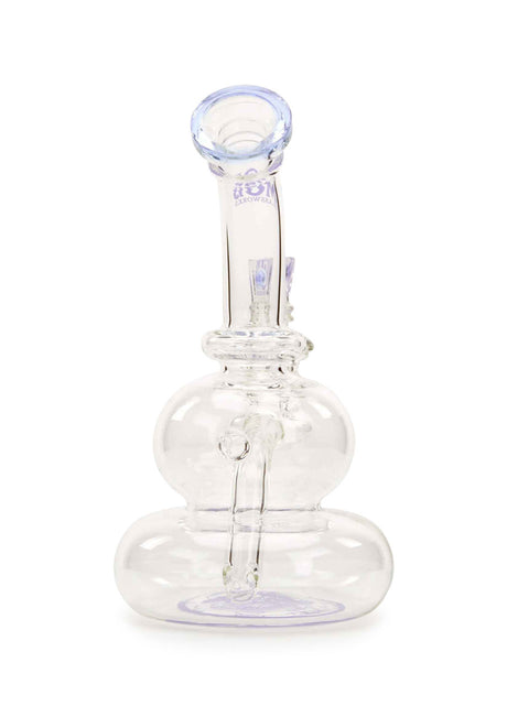 MOB Glass OG Hanger Dab Rig Water Pipe Purple Rain