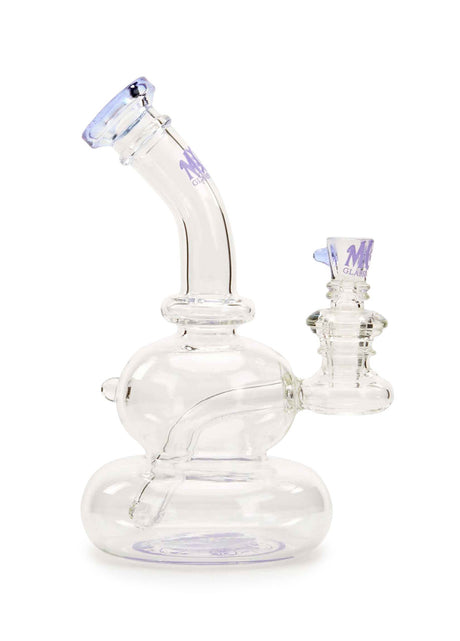 MOB Glass OG Hanger Dab Rig Water Pipe Purple Rain