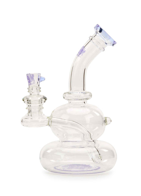 MOB Glass OG Hanger Dab Rig Water Pipe Purple Rain