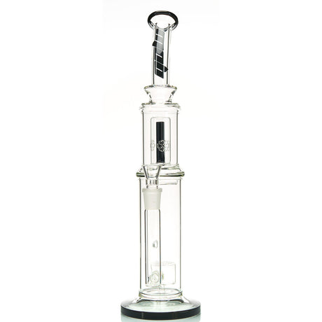 MOB Glass Oracle Seed of Life Borosilicate Water Pipe 16-inches tall with 4-inch base