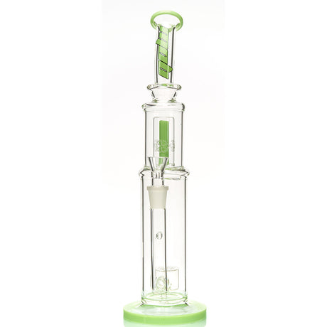 MOB Glass Oracle Seed of Life Borosilicate Water Pipe 16-inches tall with 4-inch base