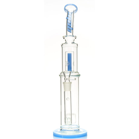 MOB Glass Oracle Seed of Life Borosilicate Water Pipe 16-inches tall with 4-inch base