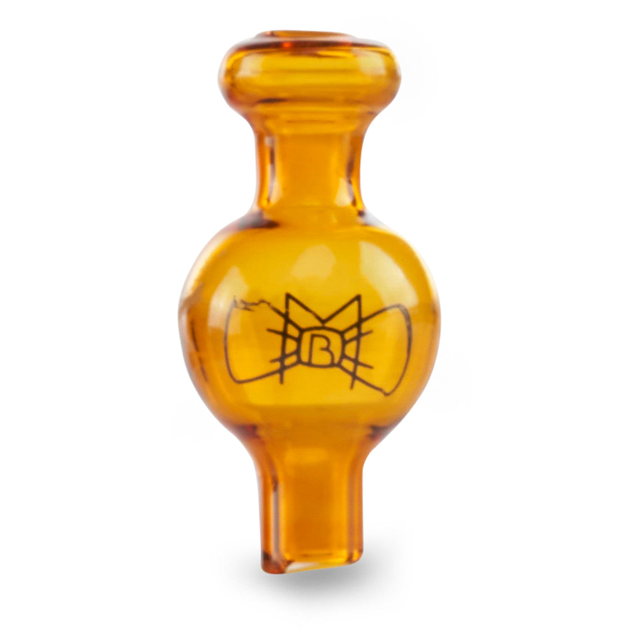 MOB Glass Shortie  Bubble Carb Cap - Orange