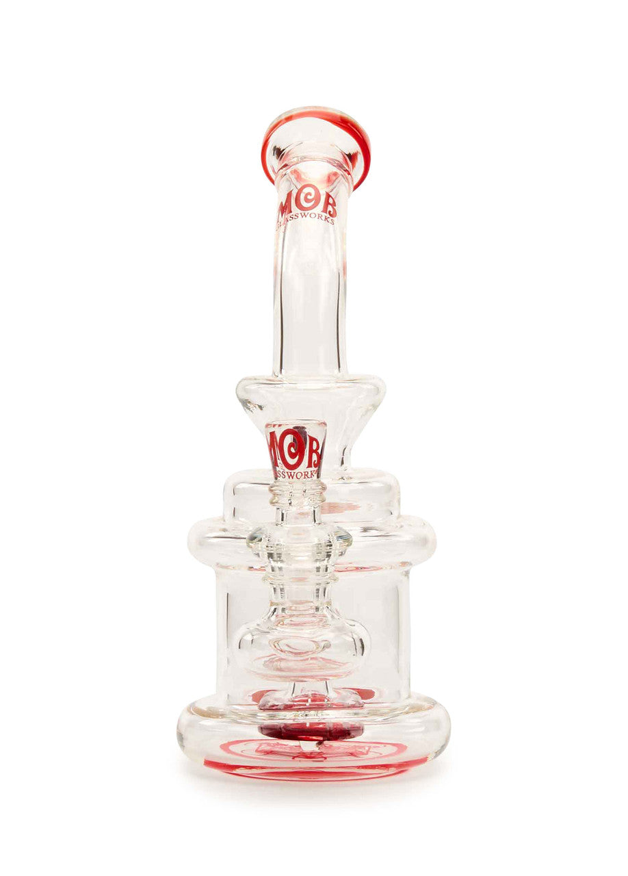 MOB Glass Pinnacle Mini Bubbler Water Pipe Smoke