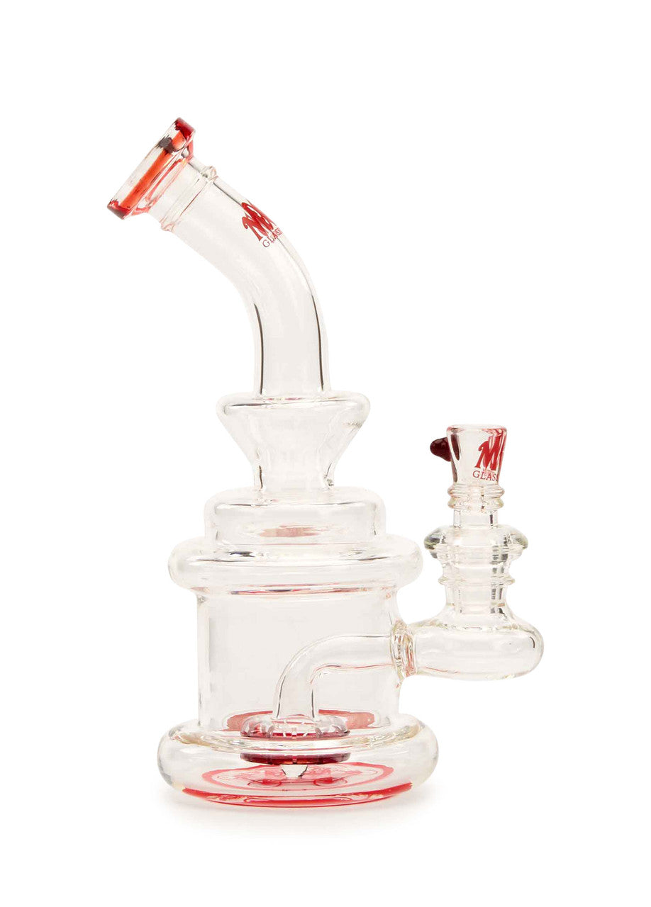 MOB Glass Pinnacle Mini Bubbler Water Pipe Smoke