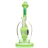 MOB Glass Shroom Water Pipe with Colored Glass Mushroom Perc 14mm