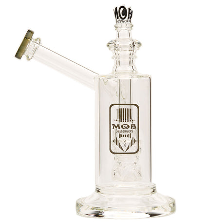 Best Scientific Glass Sidecar Bubble Water Pipe By Mob Glass Purple Rain Color