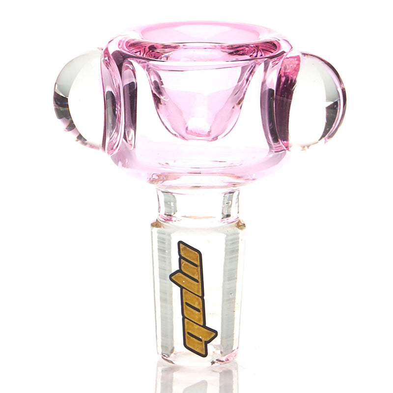 MOB Glass Frankenstein Slide 14mm Groundless Male Joint with Colored Glass Bowl