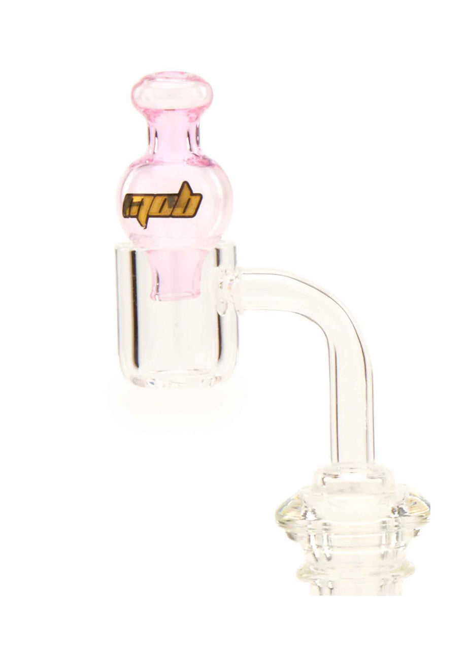 MOB Glass Small Bubble Carb Cap - Pink