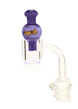 MOB Glass Small Bubble Carb Cap - Purple