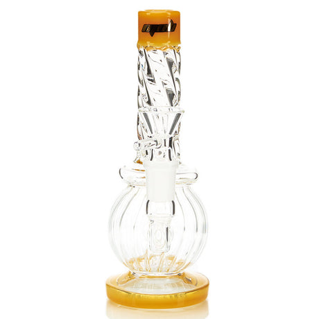 MOB Glass Swirl Hanger Water Pipe with Textured Borosilicate Color Glass