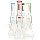 MOB Glass Tron Best Selling Beaker Style Water Pipe with Stacked Chamber Design