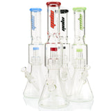 MOB Glass Tron Best Selling Beaker Style Water Pipe with Stacked Chamber Design