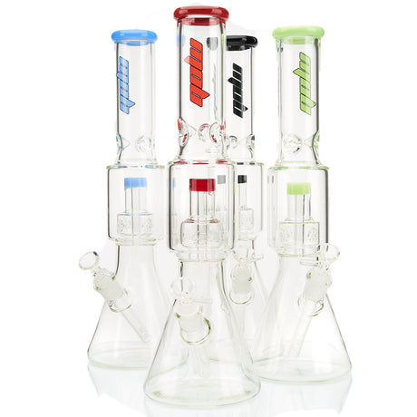MOB Glass Tron Best Selling Beaker Style Water Pipe with Stacked Chamber Design
