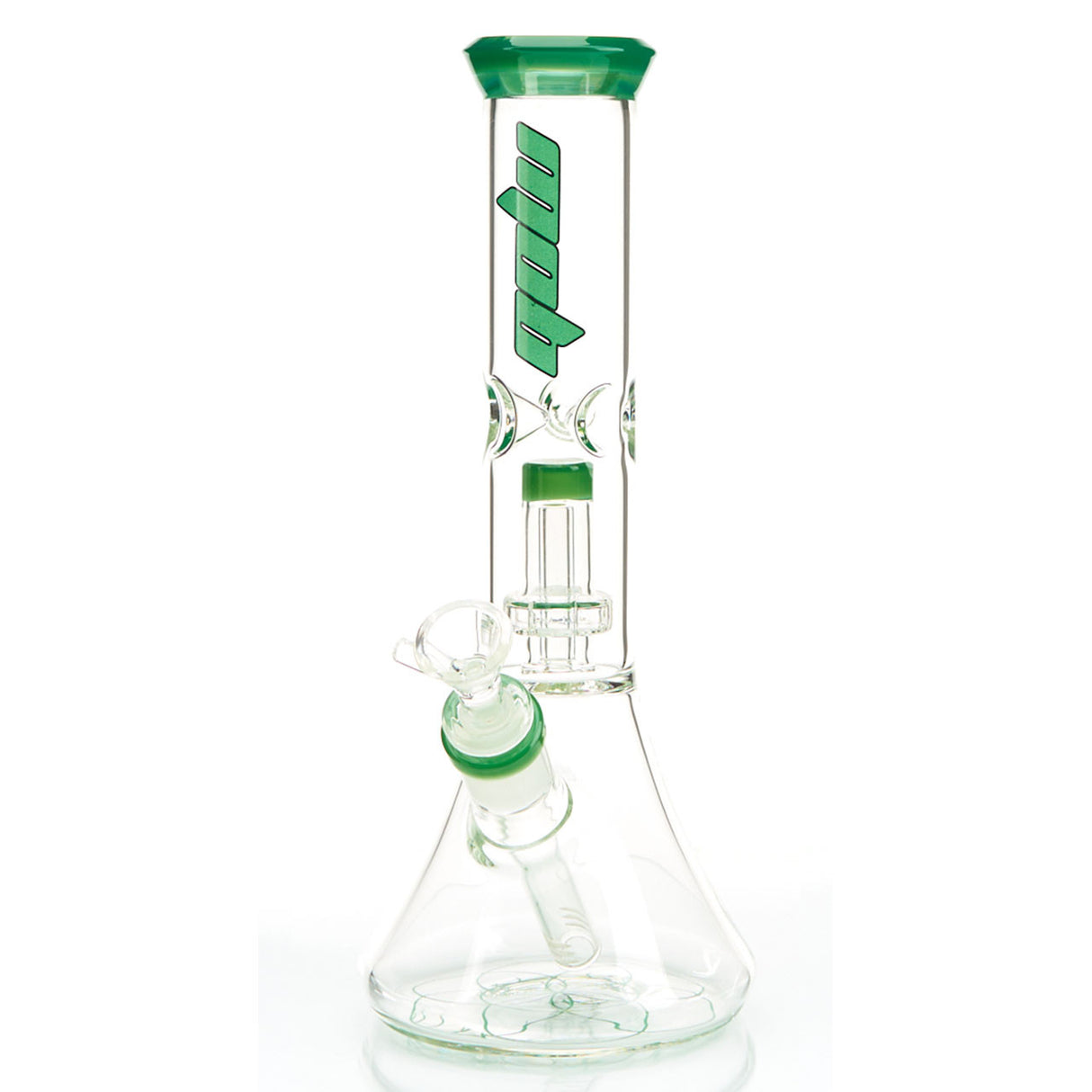 MOB Glass Versailles Showerhead Beaker Water Pipe With colored glass accents