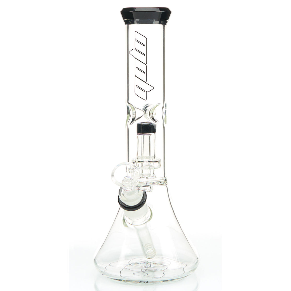 MOB Glass Versailles Showerhead Beaker Water Pipe With colored glass accents