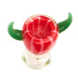 MOB Glass Watermelon Shaped Ram Bowl for Bongs and Waterpipes
