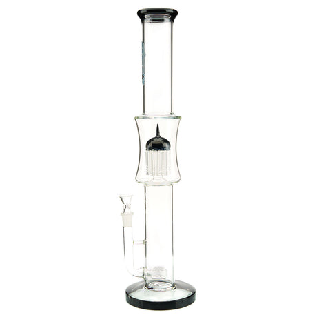 MOB Glass Wizard 18" Tall 12 Arm Tree Perc Straight tube with Colored Glass