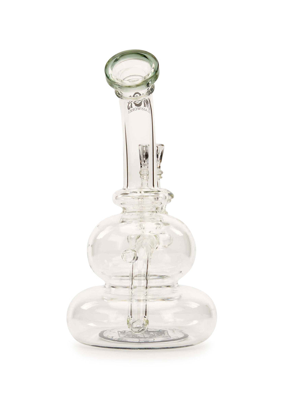 MOB Glass OG Hanger Dab Rig Water Pipe Smoke Black