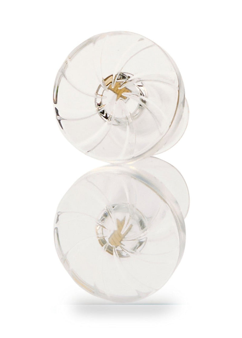 MOB Glass Geometric Carb Cap with Handle