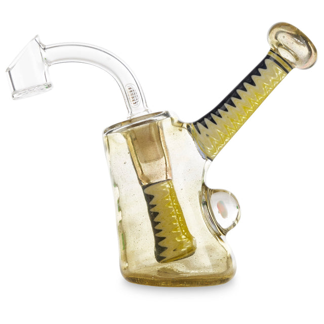 natey love glass zipper bubbler yellow and black for sale online
