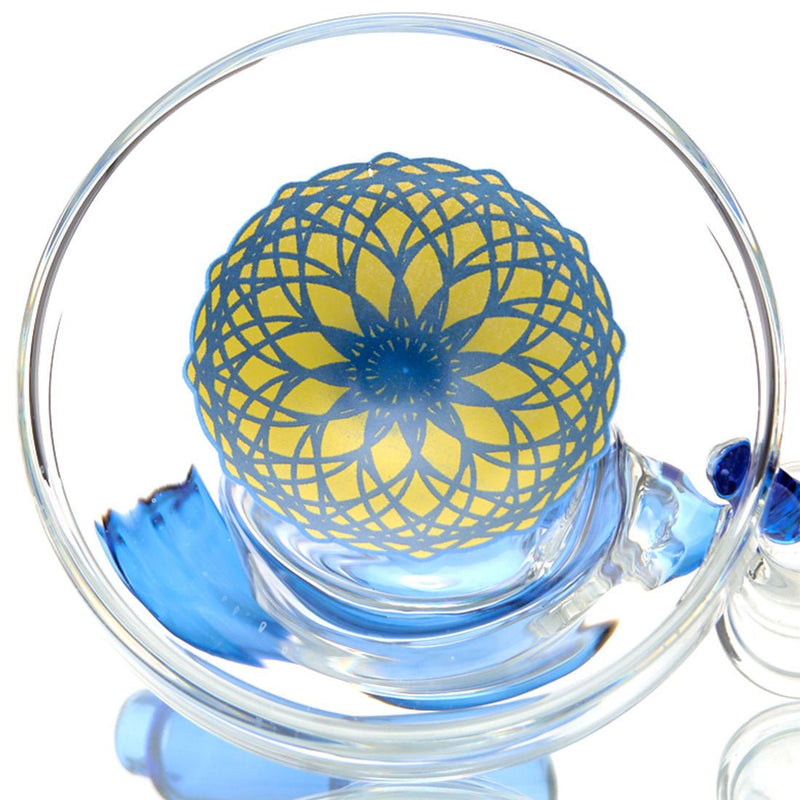 Olympus Cyclops Glass Dab Rig with Colored Borosilicate Glass and Perc. 5