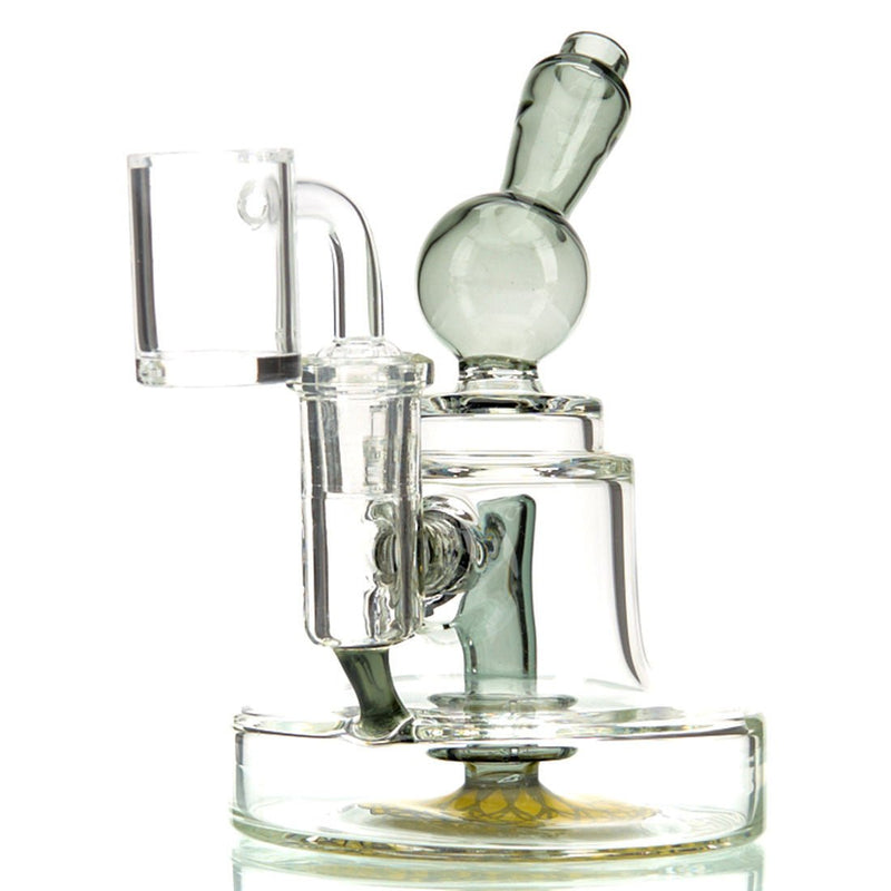 Olympus Cyclops Glass Dab Rig with Colored Borosilicate Glass and Perc. 8
