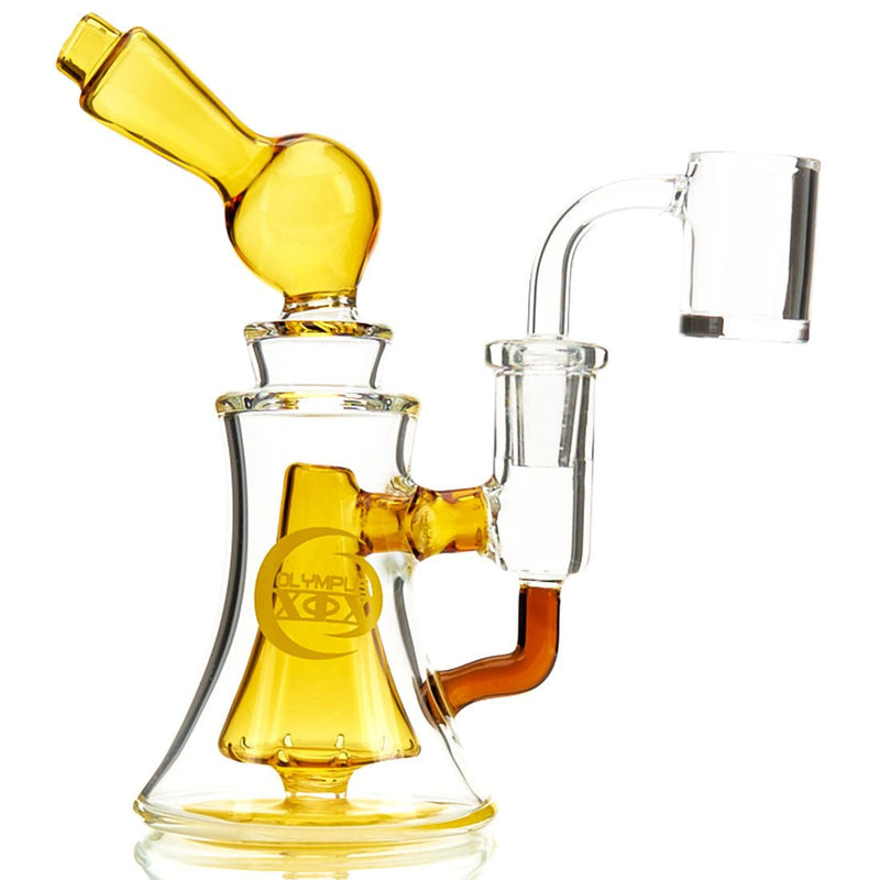 Olympus Hydro Dab Rig Colored Borosilicate Glass with Percolator 4