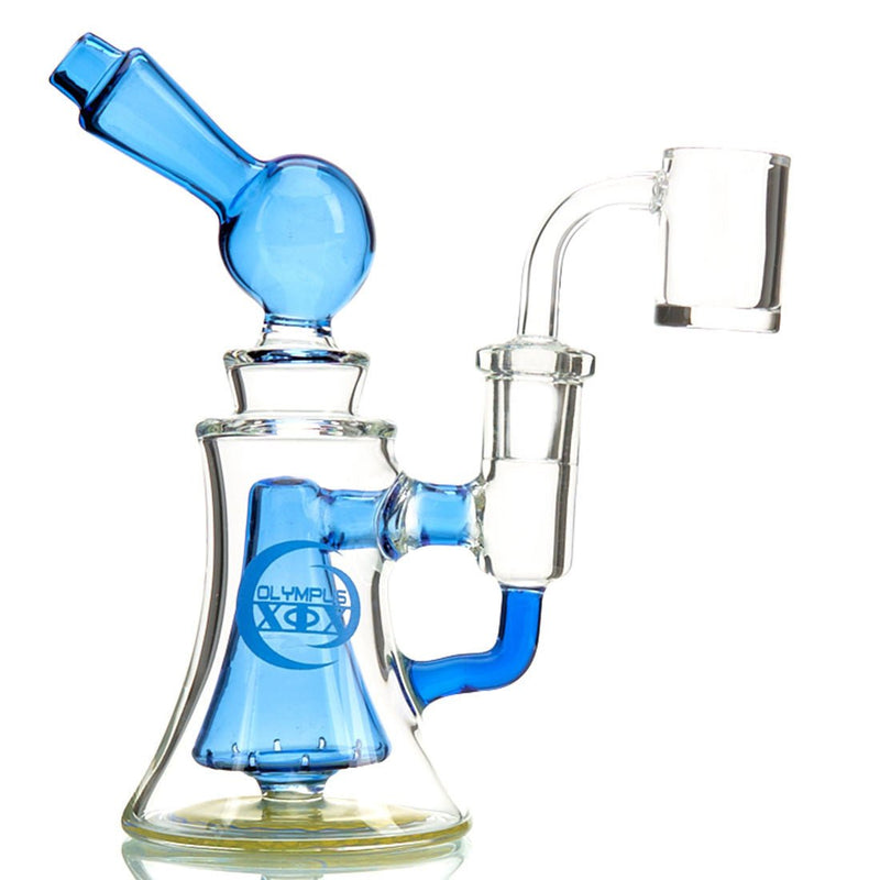 Olympus Hydro Dab Rig Colored Borosilicate Glass with Percolator