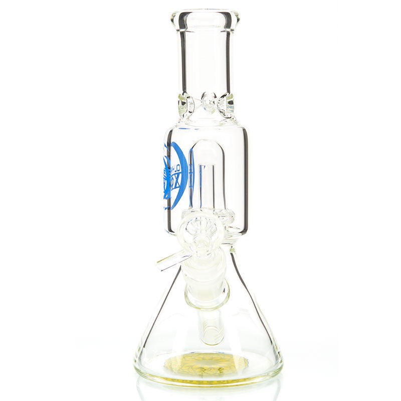 Olympus Mini Beaker Water Pipe with Perc and Colored Logo and base 4