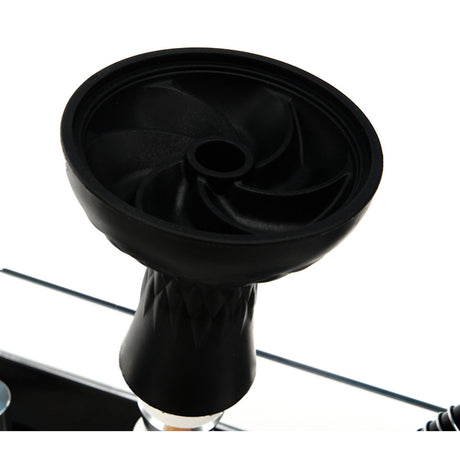 Vadra Liberty Hookah with Acrylic Watertight Panels and Aluminum Screw-on stem