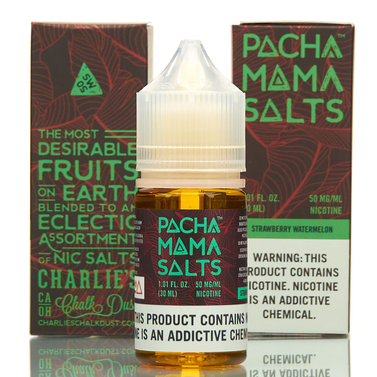 Pachamama Salt Nic E-Juice Tropical Flavor 50mg nicotine 30mL bottle