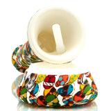 Paradise Silicone Art Beaker with Skulls