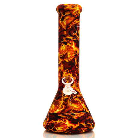 Paradise Silicone Art Beaker with Skulls