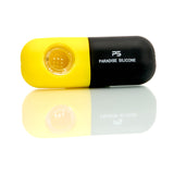 Paradise Silicone Pill Shaped Hand Pipe with Built in Glass Screen Bowl